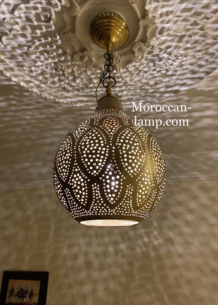 plafond de lampe marocaine